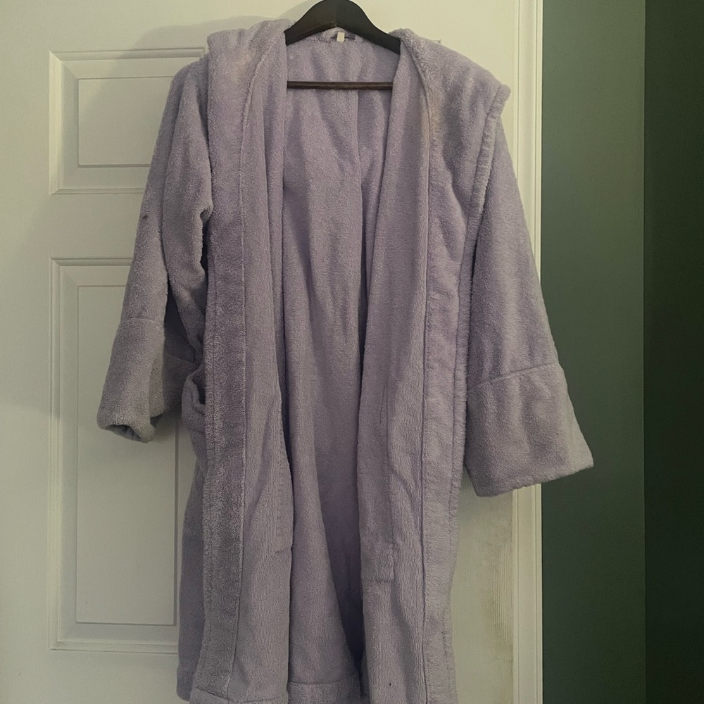 Tekla Lavender Women's Plush Robe